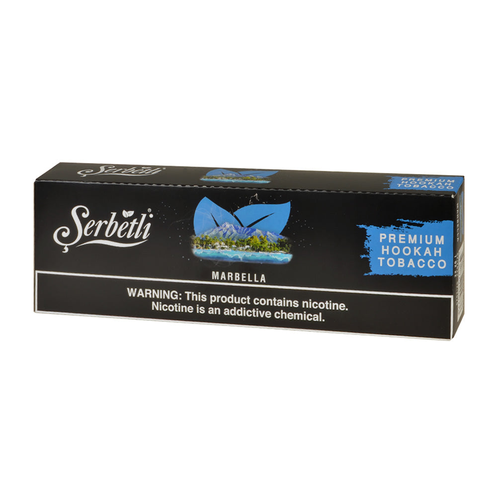 Serbetli Premium Hookah Tobacco 10 packs of 50g Marbella