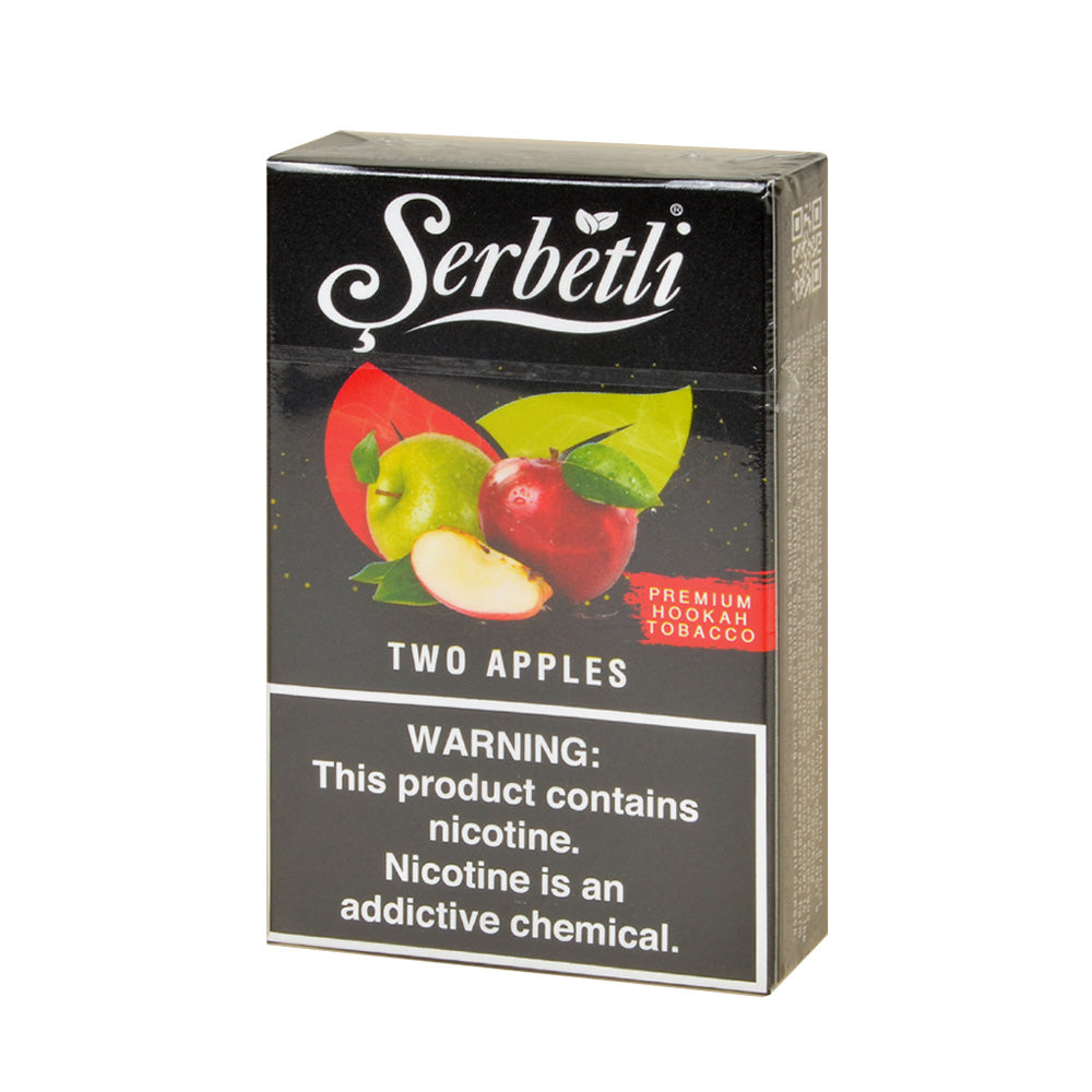 Serbetli Premium Hookah Tobacco 10 packs of 50g Two Apples