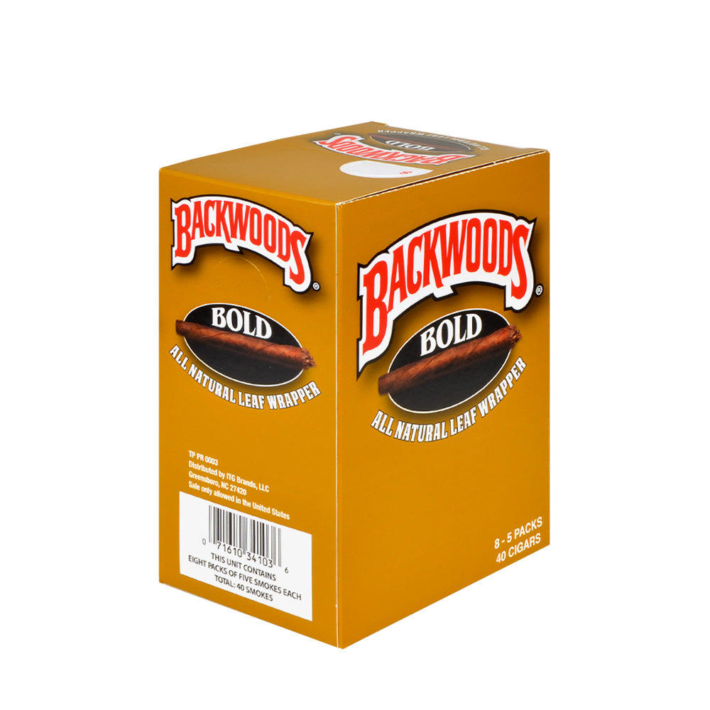 Backwoods Bold Cigars 8 Packs of 5