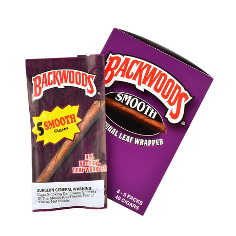 Backwoods Smooth Cigars 8 Packs of 5