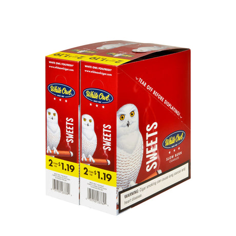 White Owl Cigarillos $1.19 Pre Priced 30 Packs of 2 Cigars Sweets