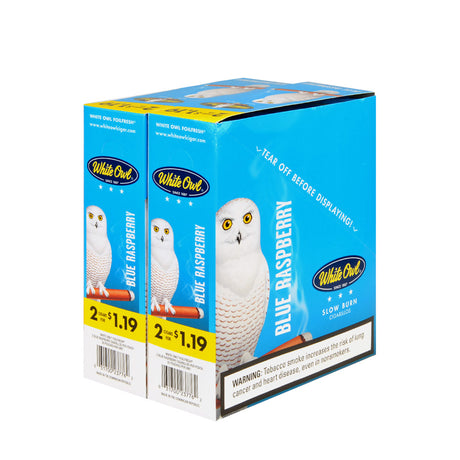 White Owl Cigarillos $1.19 Pre Priced 30 Packs of 2 Cigars Blue Raspberry