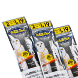 White Owl Cigarillos $1.19 Pre Priced 30 Packs of 2 Cigars Platinum