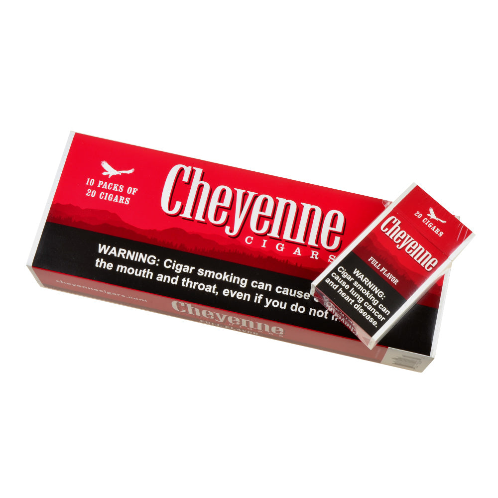 Cheyenne Full Flavor Filtered Cigars 10 Packs of 20