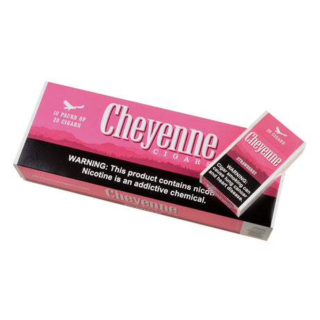 Cheyenne Strawberry Filtered Cigars 10 Packs of 20