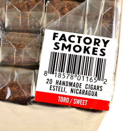 Factory Smokes Sweet Toro Cigars Bundle of 20