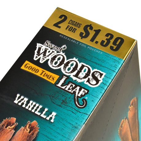 Good Times Sweet Woods 2 For $1.39 Cigarillos 15 Pouches of 2 Vanilla