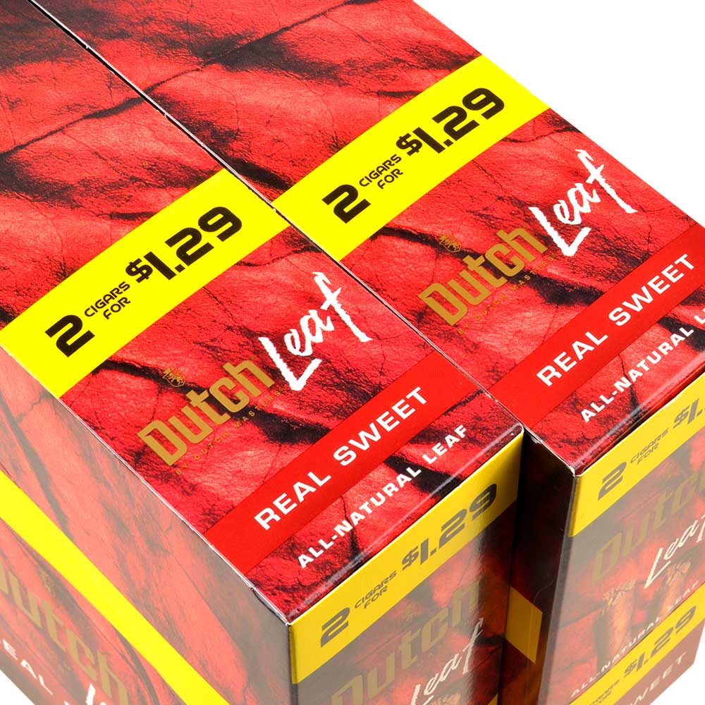 Dutch Leaf 2 For $1.29 Cigarillos 30 Packs of 2 Real Sweet