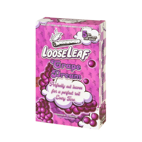 Loose Leaf Grape Dream wraps, 8 packs of 5