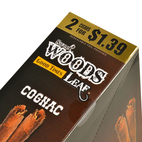Good Times Sweet Woods 2 For $1.39 Cigarillos 15 Pouches of 2 Cognac