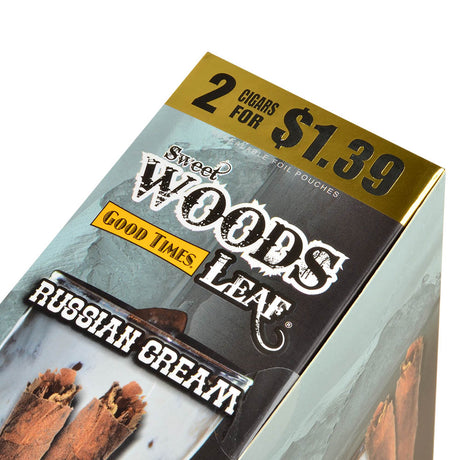 Good Times Sweet Woods 2 For $1.39 Cigarillos 15 Pouches of 2 Russian Cream