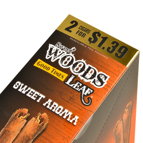 Good Times Sweet Woods 2 For $1.39 Cigarillos 15 Pouches of 2 Sweet Aroma