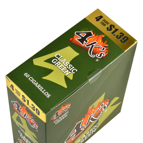 Kings Cigarillos 15 Packs of 4 Classic Green, Pre-Priced $1.39