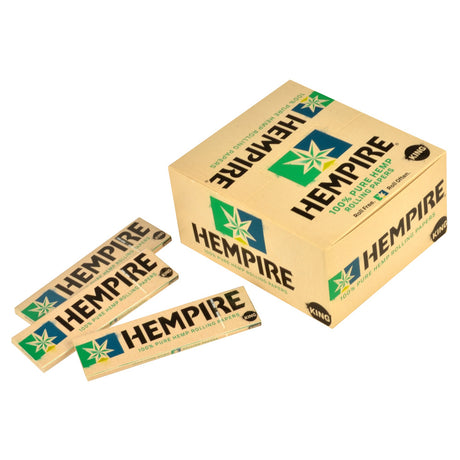 Hempire King Size Pure Hemp Rolling Papers, 50 booklets