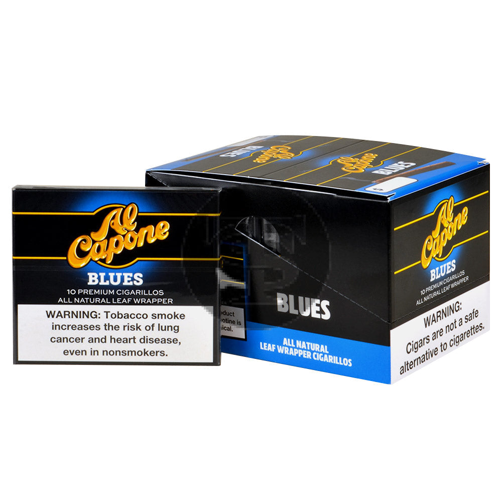 Al Capone Blues Cigarillos 10 Packs of 10