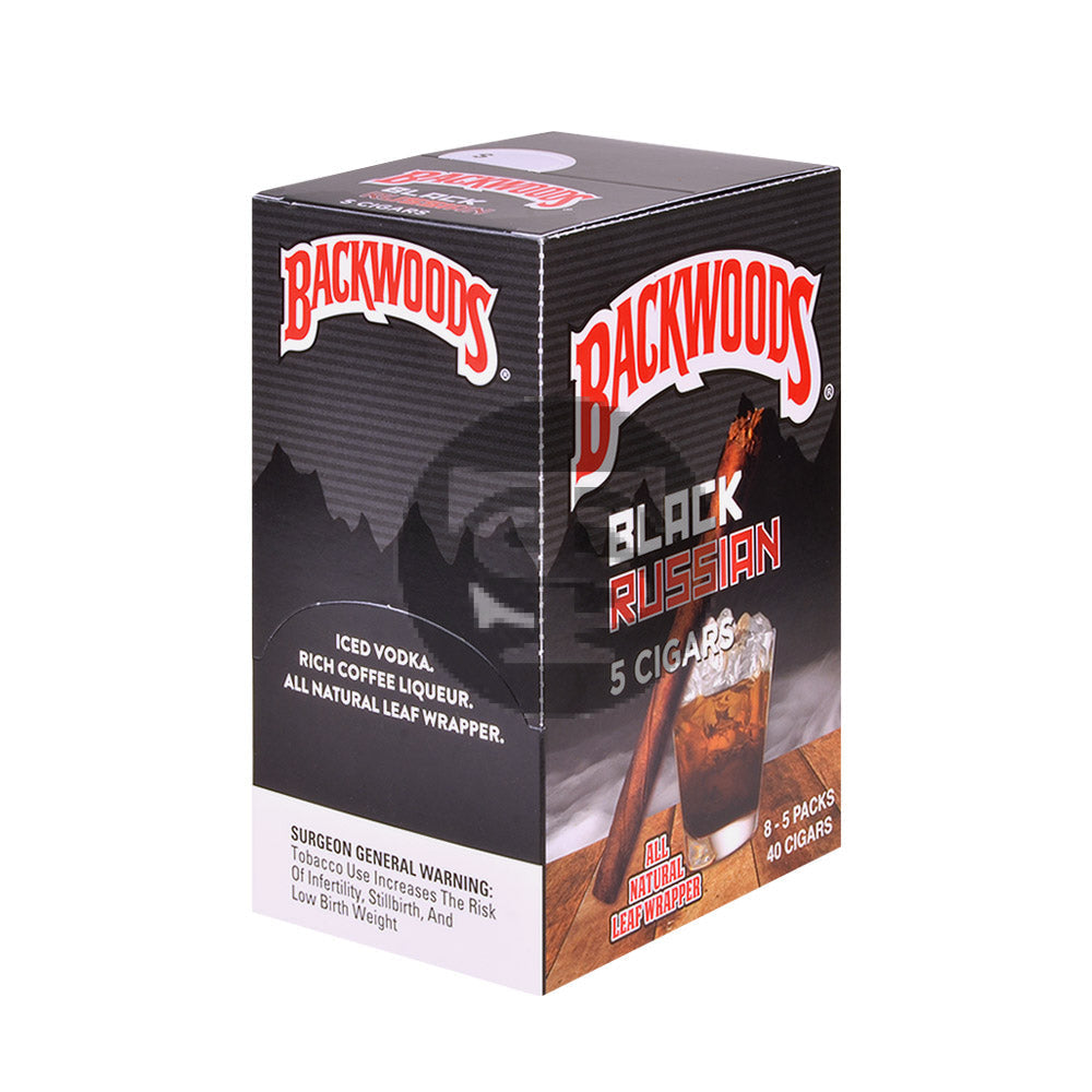 Backwoods Black Russian Cigars 8 Packs of 5 1