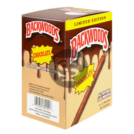 Backwoods Chocolate Cigars 8 Packs of 5