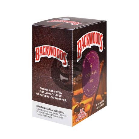 Backwoods Cognac XO Cigars 8 Packs of 5