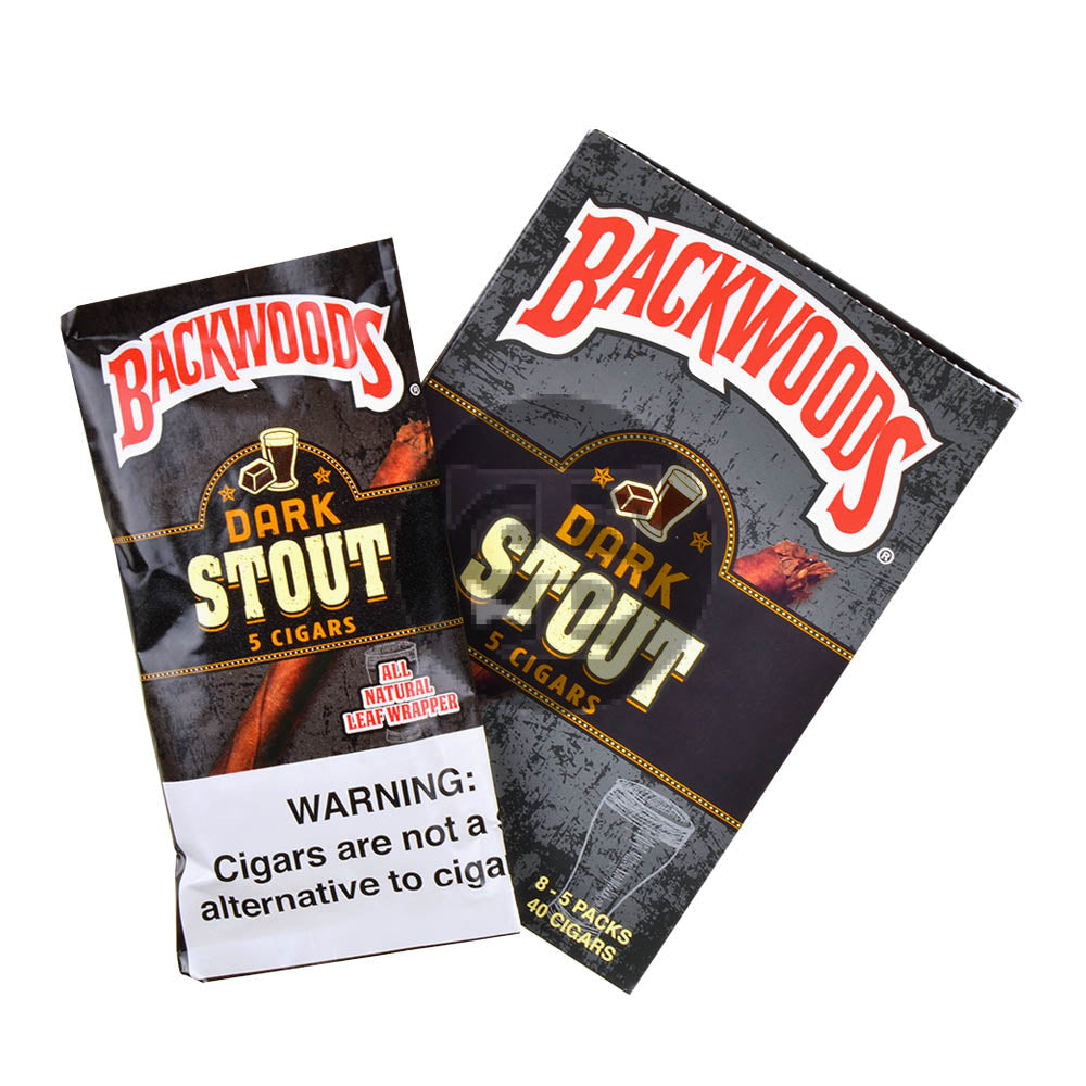 Backwoods Dark Stout Cigars 8 Packs of 5 3