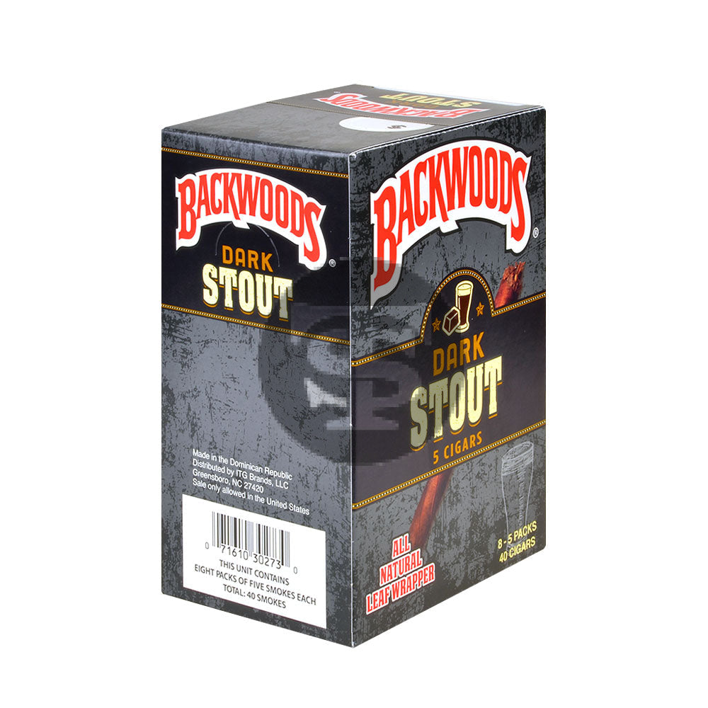 Backwoods Dark Stout Cigars 8 Packs of 5 2