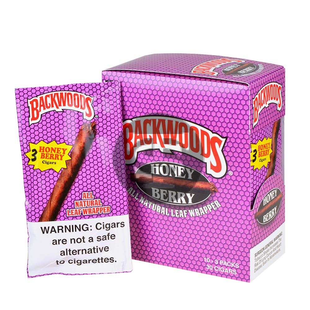 Backwoods Honey Berry 10 packs of 3 3