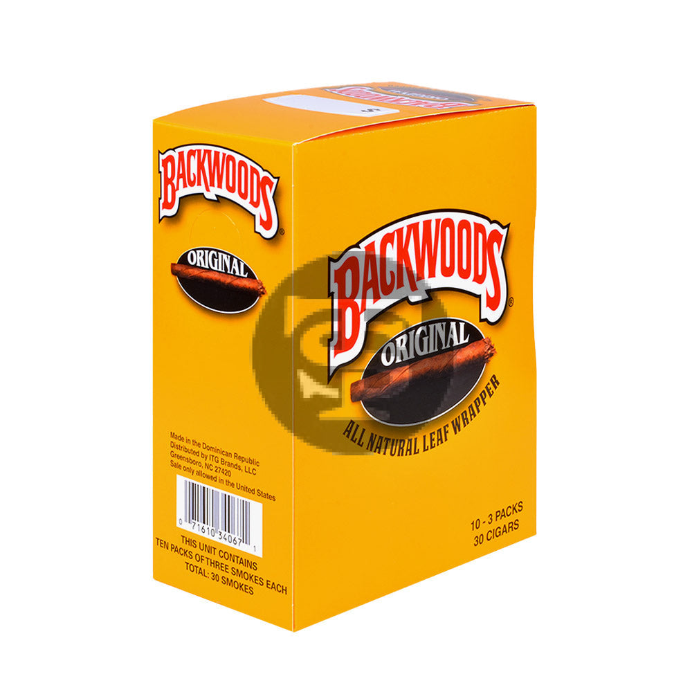 Backwoods Original 10 packs of 3 2