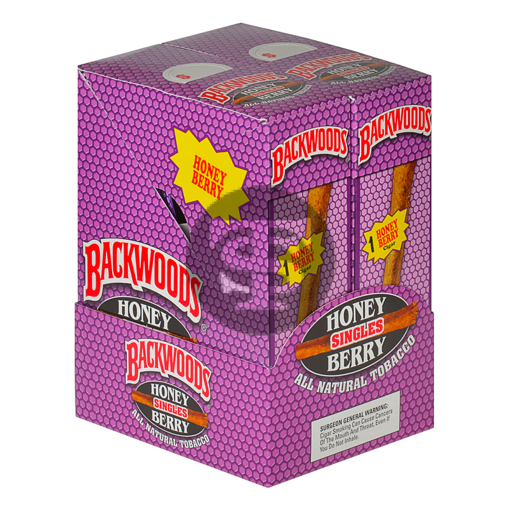 Backwoods Singles Honey Berry Cigars Pack of 24 4