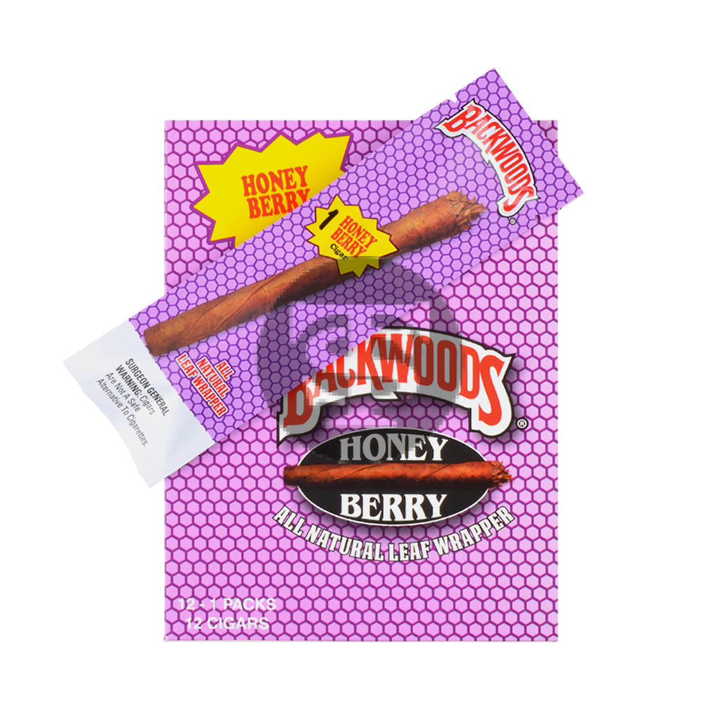 Backwoods Singles Honey Berry Cigars Pack of 24 3