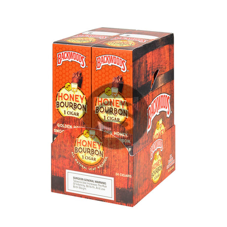 Backwoods Singles Honey Bourbon Cigars Pack of 24 1