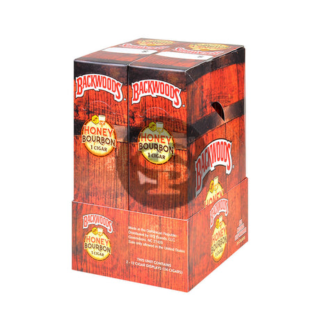 Backwoods Singles Honey Bourbon Cigars Pack of 24 2