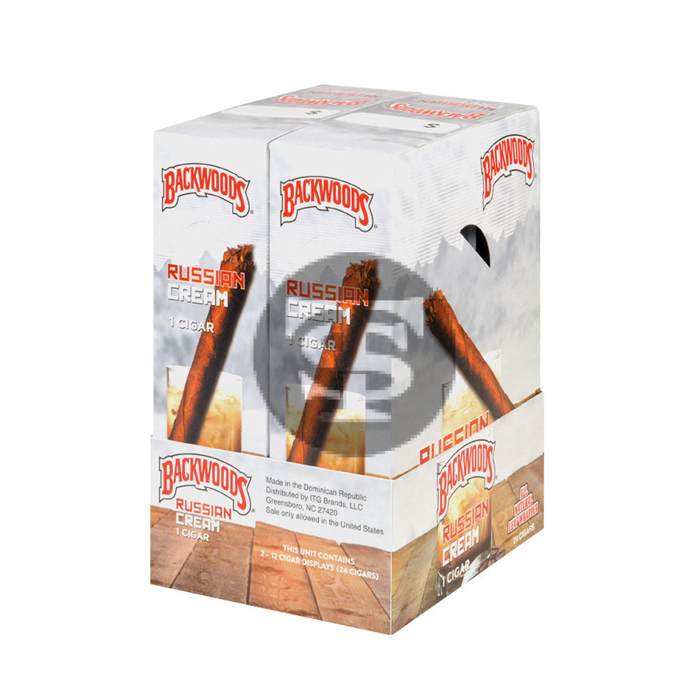 Backwoods Singles Russian Cream Cigars Pack of 24 2