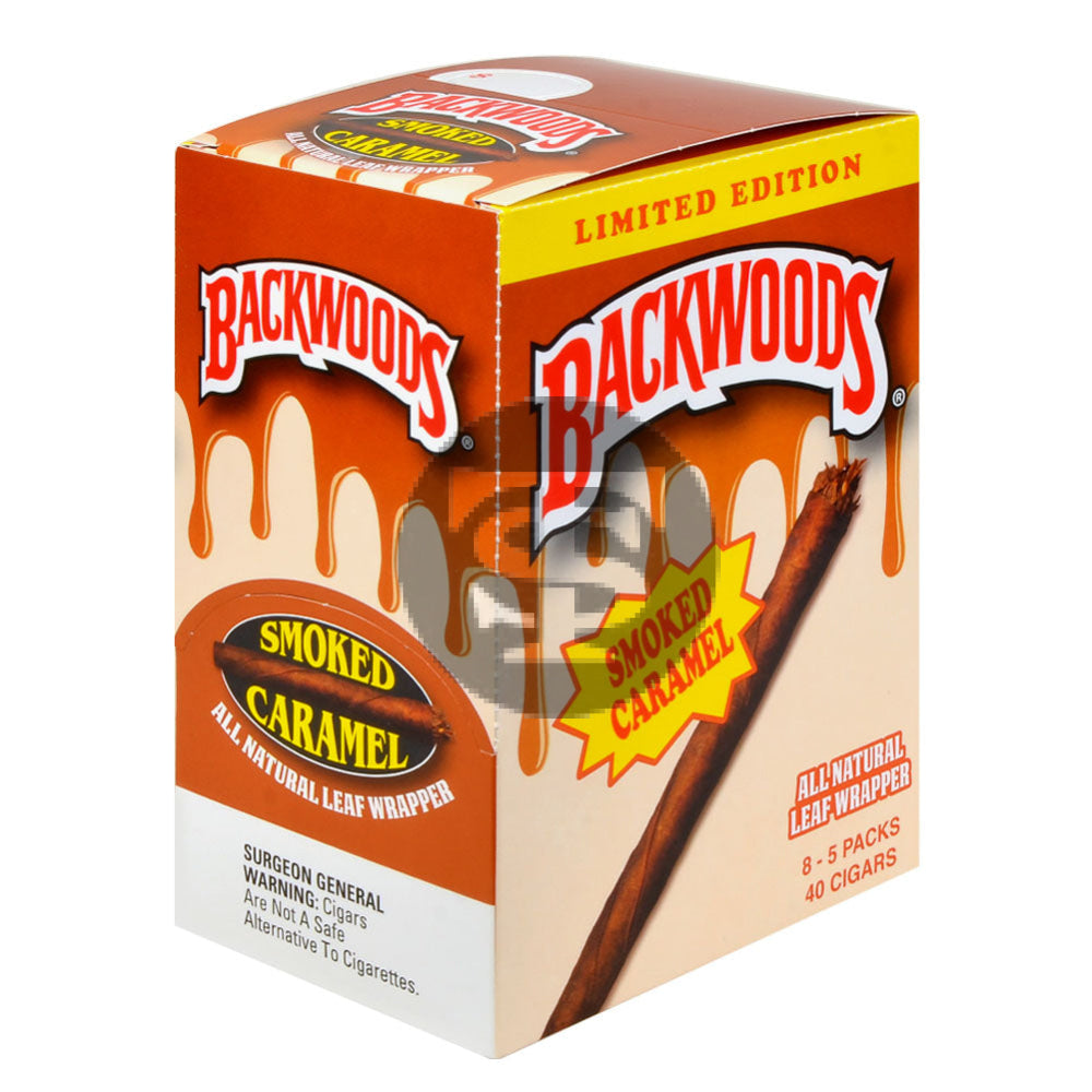 Backwoods Smoked Caramel Cigars 8 Packs of 5