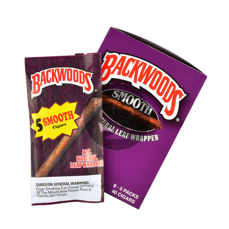 Backwoods Smooth Cigars 8 Packs of 5