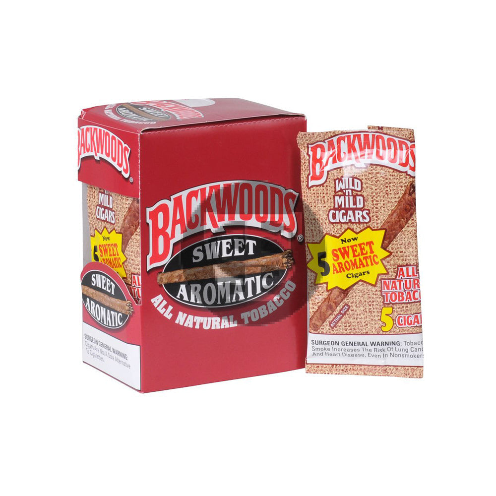 Backwoods Sweet Aromatic Natural Cigars 8 Packs of 5 4