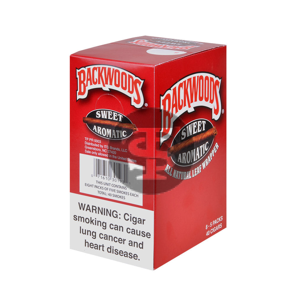 Backwoods Sweet Aromatic Natural Cigars 8 Packs of 5 2