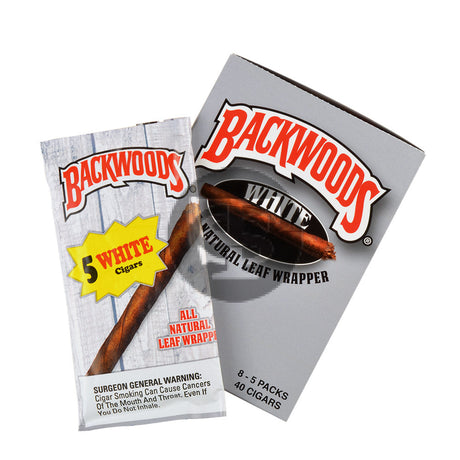 Backwoods White Cigars 8 Packs of 5