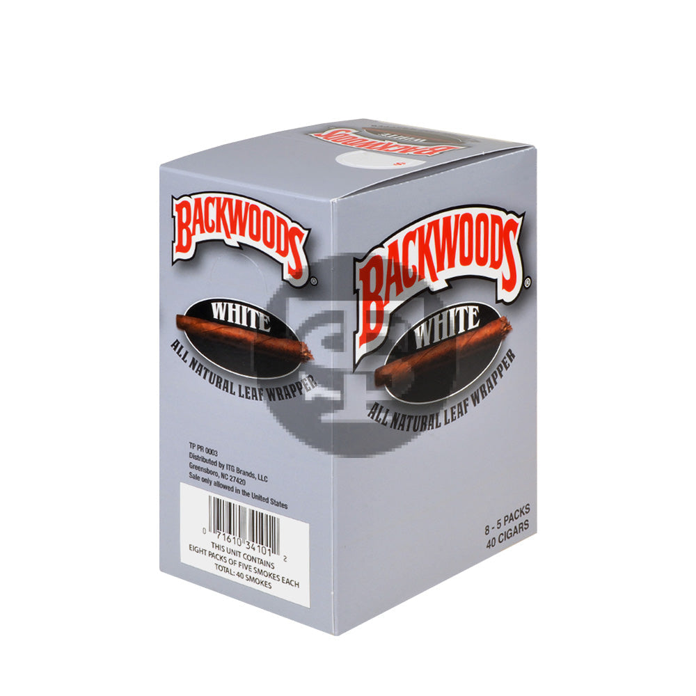 Backwoods White Cigars 8 Packs of 5