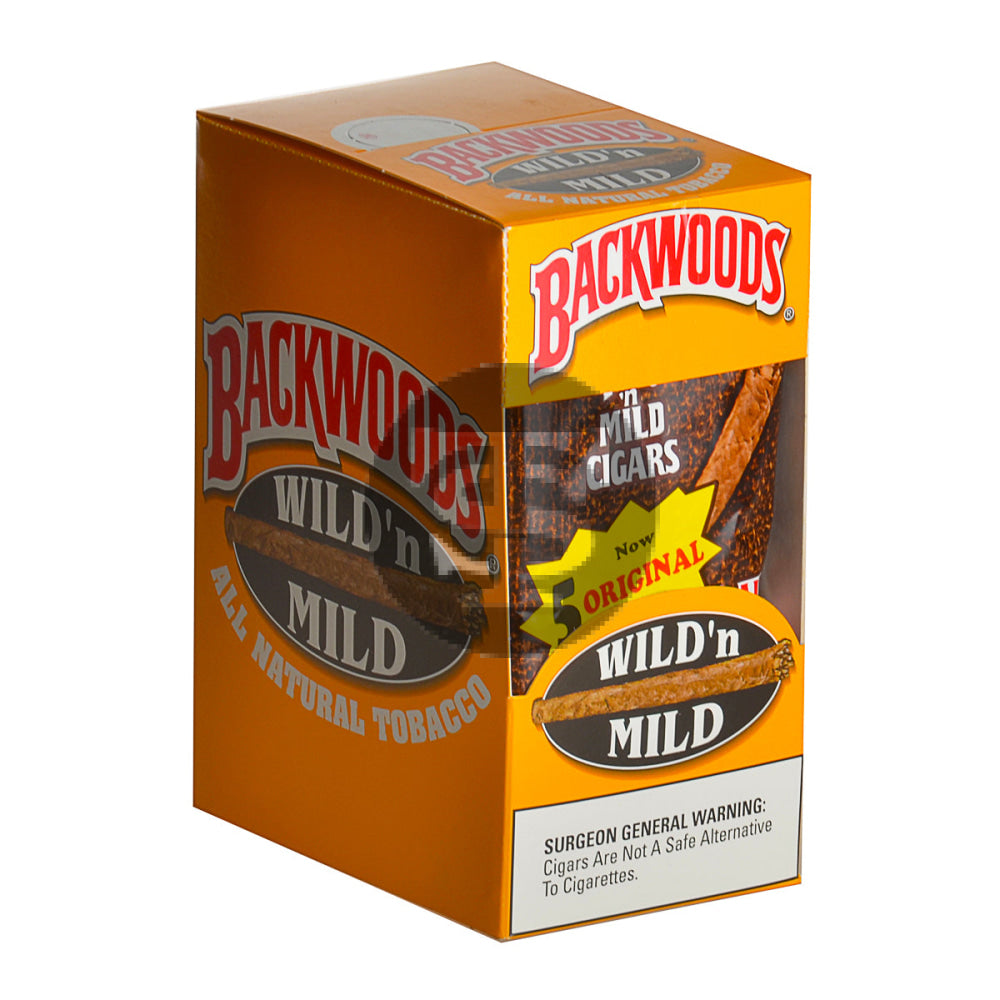 Backwoods Wild & Mild Original Cigars 8 Packs of 5 3