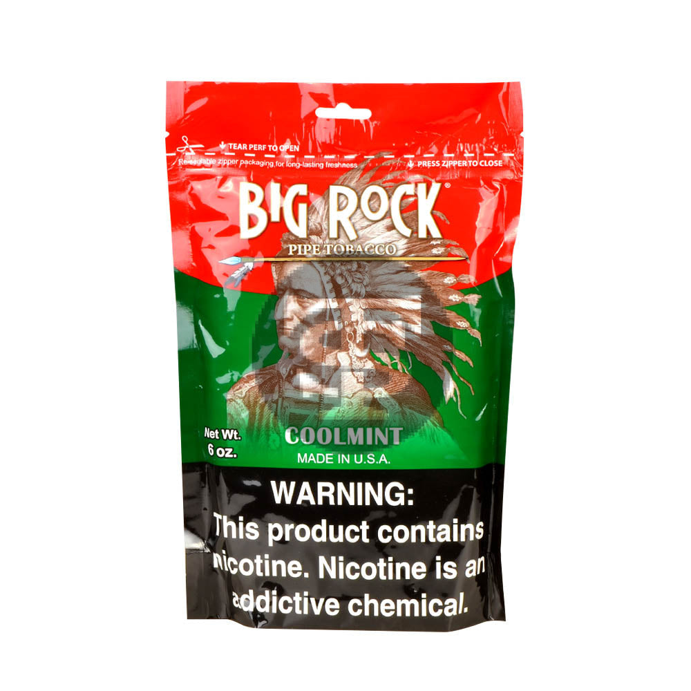 Big Rock Cool Mint Pipe Tobacco 6 oz. Bag