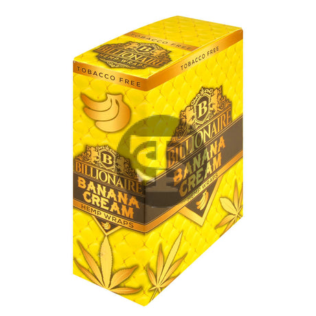 Billionaire Hemp Wraps 25 packs of 2 Banana Cream