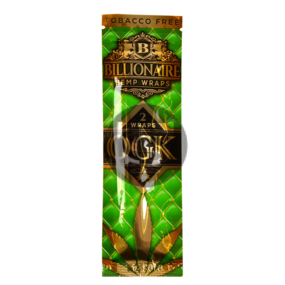 Billionaire Hemp Wraps 25 packs of 2 OGK