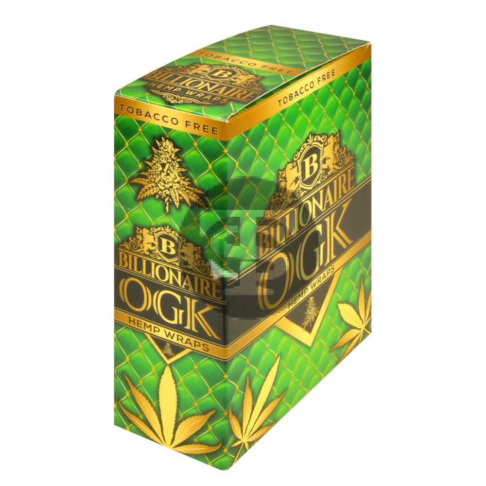 Billionaire Hemp Wraps 25 packs of 2 OGK