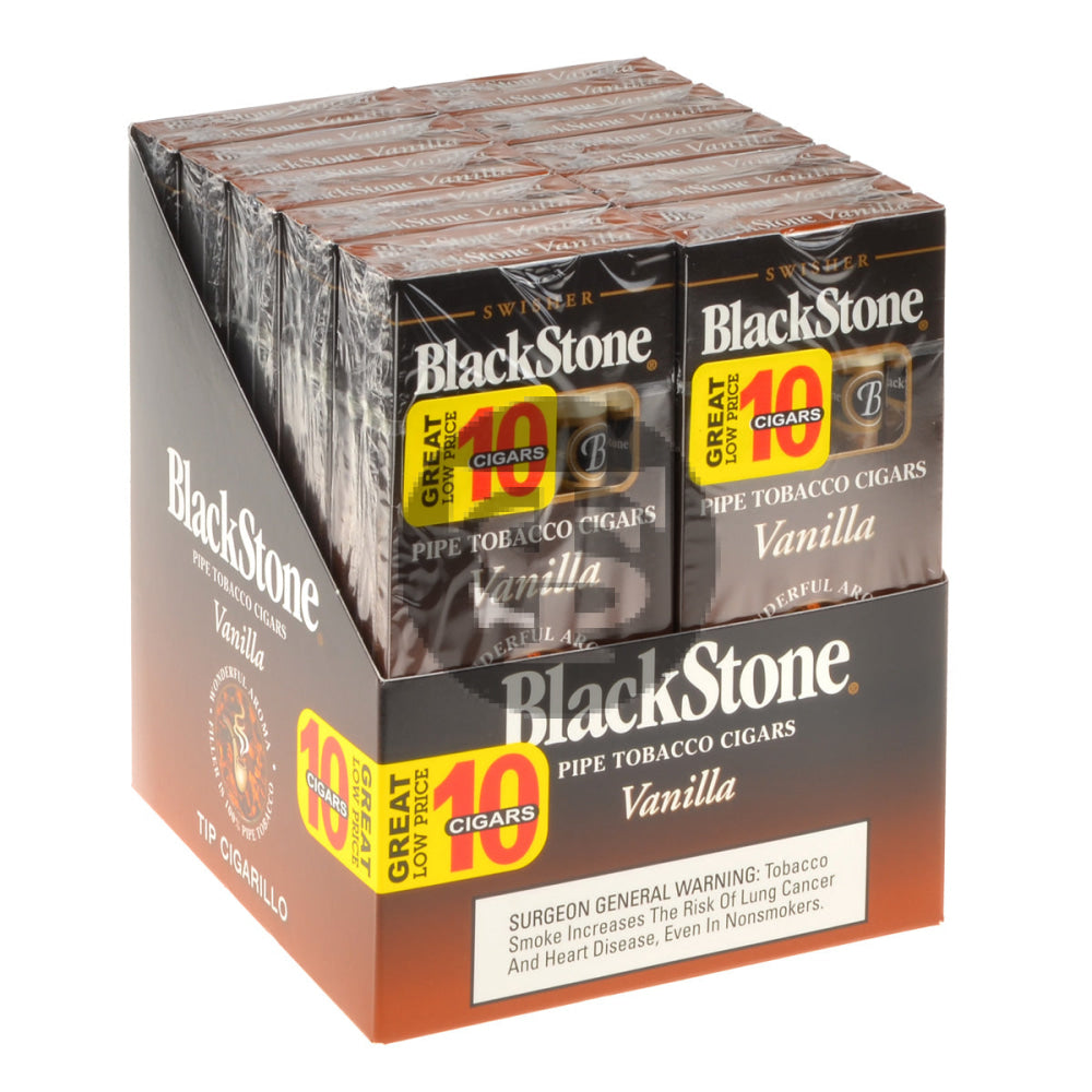 Blackstone Tip Vanilla Cigarillos 20 Packs of 5 1