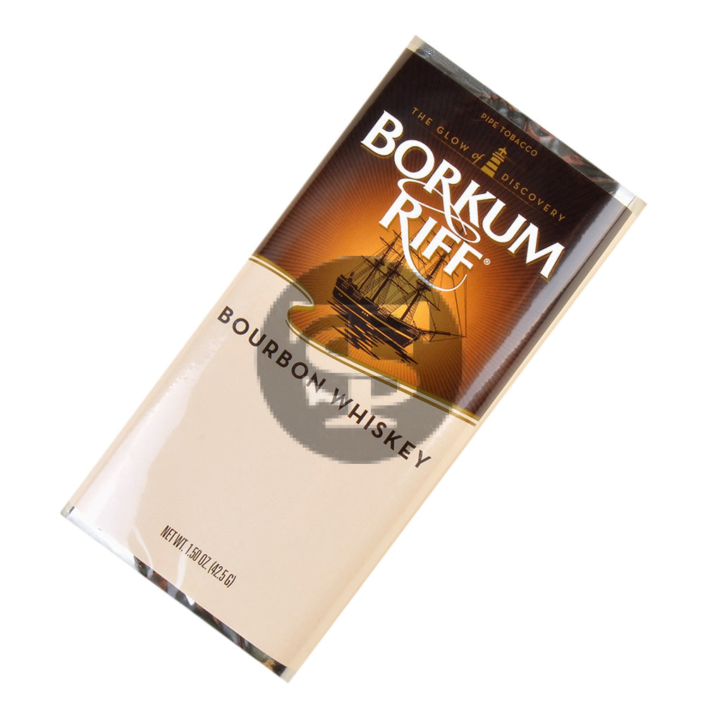 Borkum Riff Bourbon Whiskey Pipe Tobacco 5 Pockets of 1.5 oz.