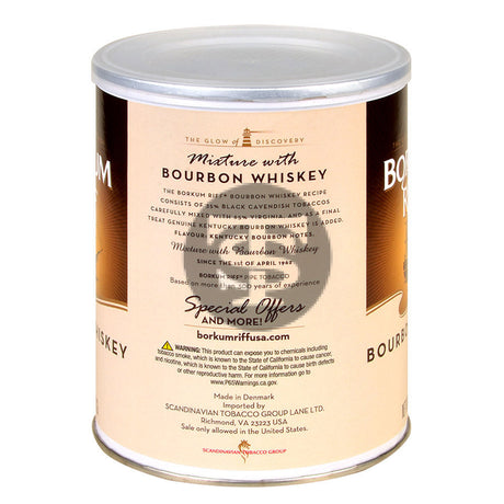 Borkum Riff Bourbon Whiskey Pipe Tobacco 7 oz. Can