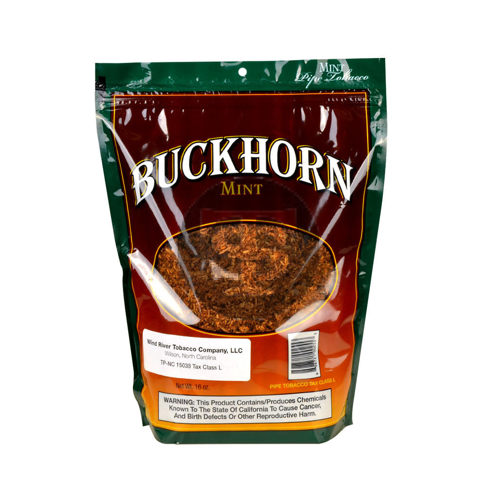 Buckhorn Mint Pipe Tobacco 16 oz. Bag