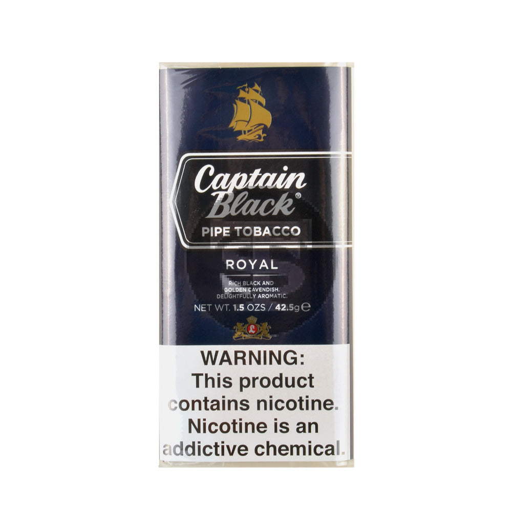 Captain Black Royal Pipe Tobacco 5 Pockets of 1.5 oz.