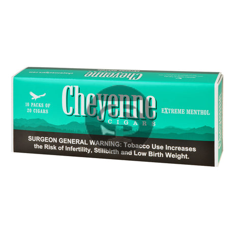 Cheyenne Extreme Menthol Filtered Cigars 10 Packs of 20