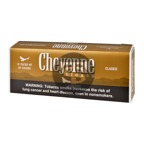 Cheyenne Light Filtered Cigars 10 Packs of 20