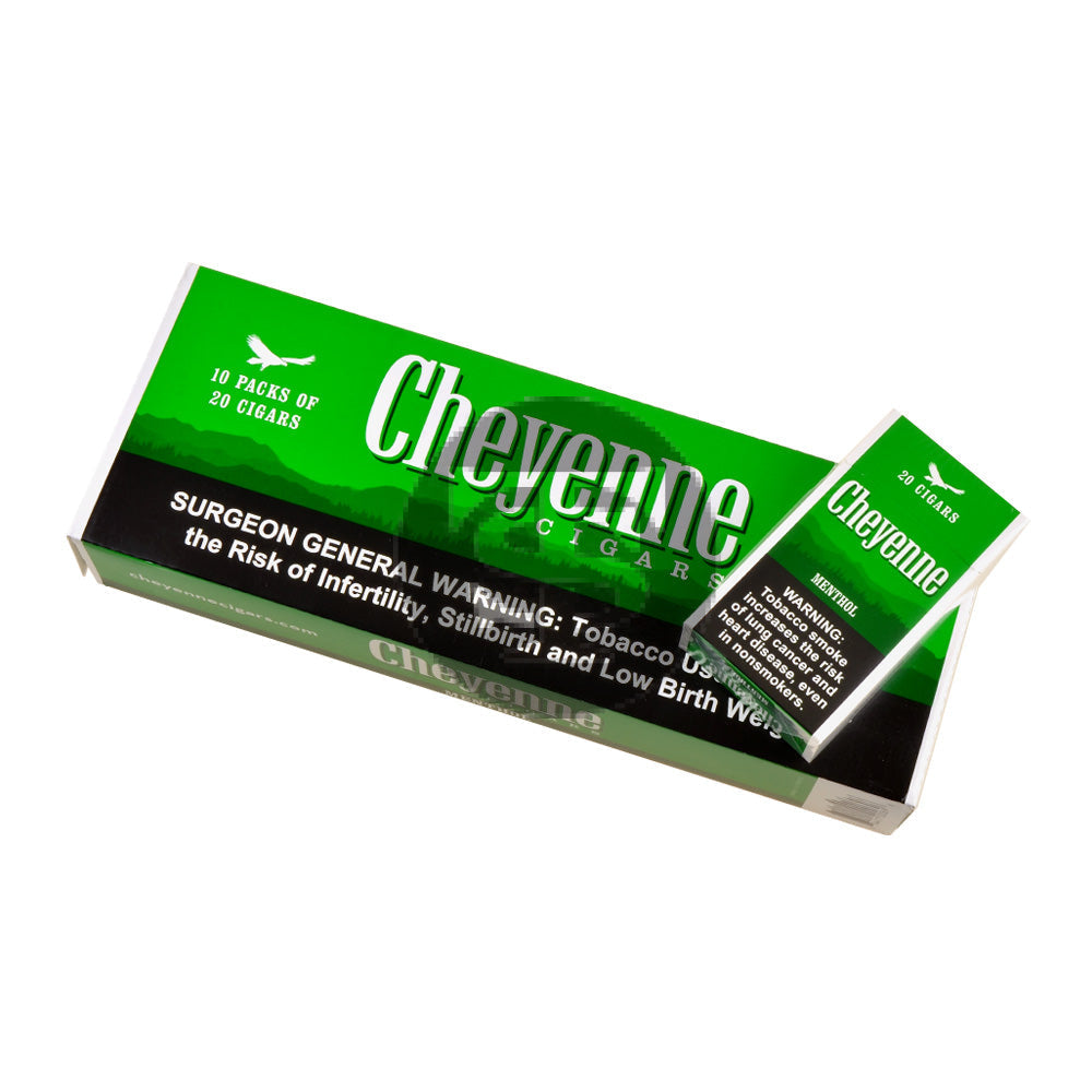 Cheyenne Menthol Filtered Cigars 10 Packs of 20